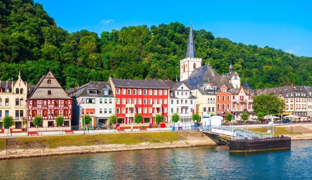 Hotel Zur Loreley - Garni ザンクト・ゴアー エクステリア 写真