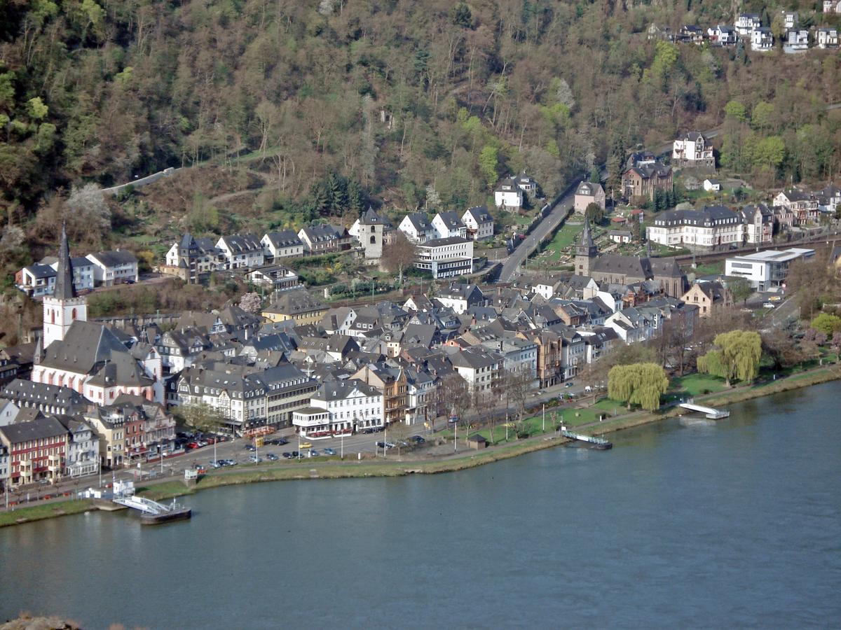 Hotel Zur Loreley - Garni ザンクト・ゴアー エクステリア 写真