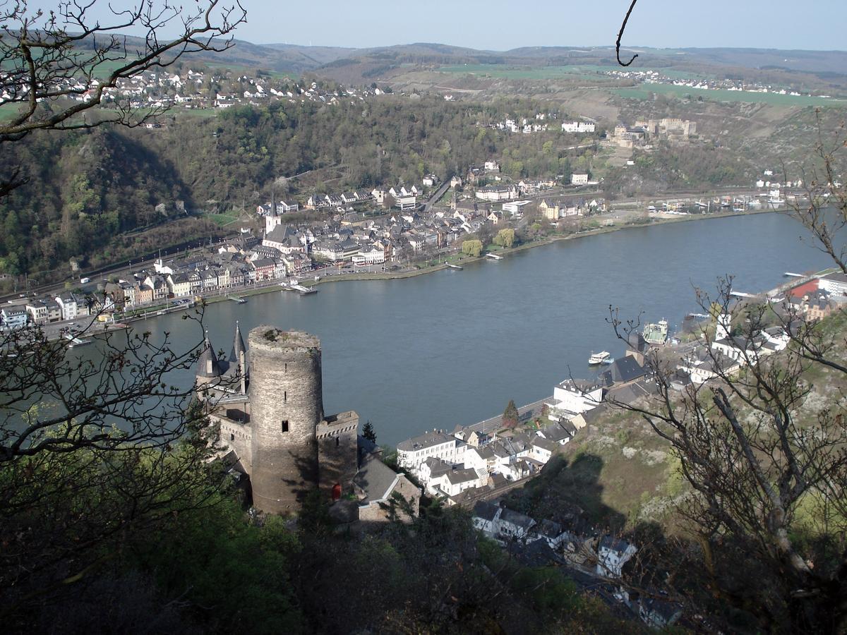 Hotel Zur Loreley - Garni ザンクト・ゴアー エクステリア 写真